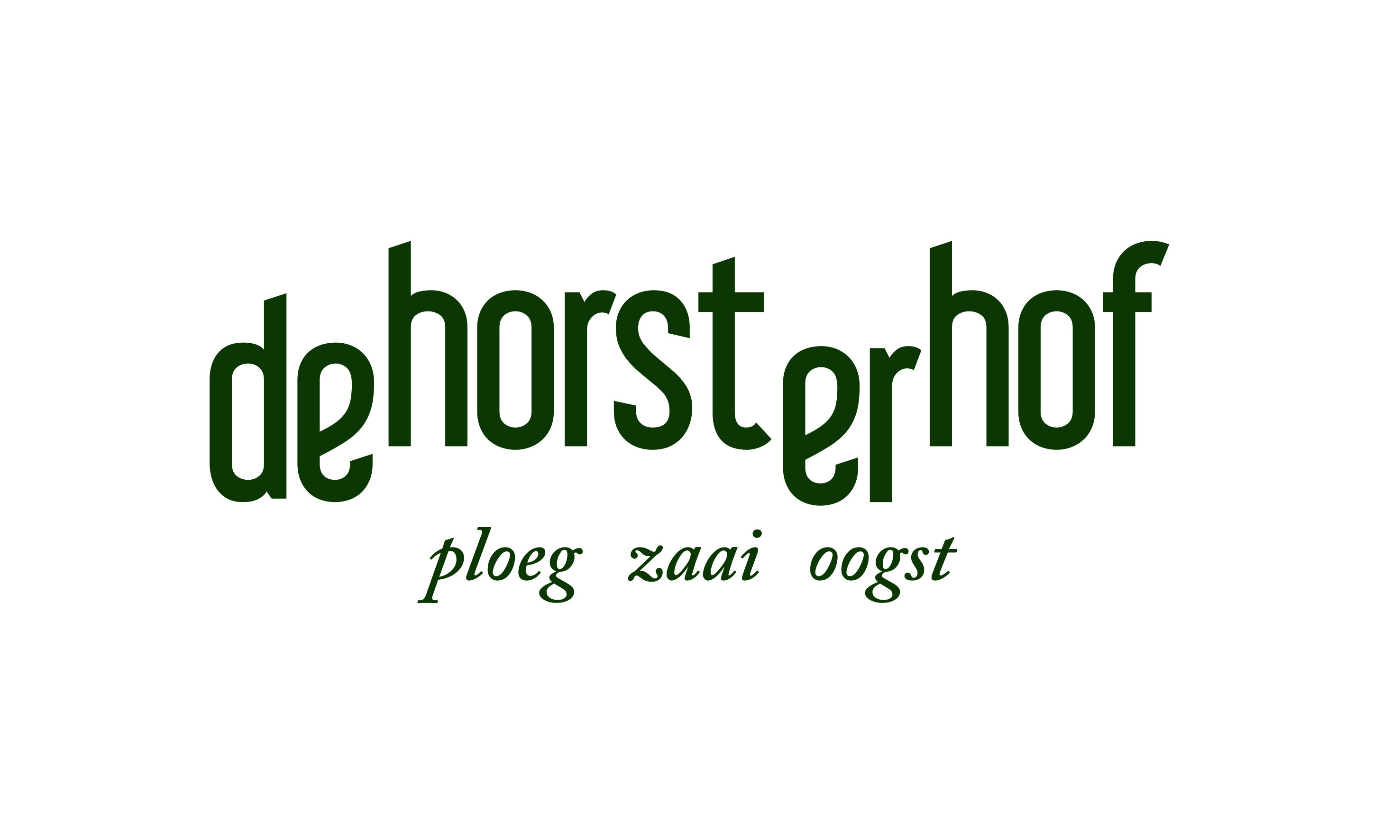 ploeg zaai oogst de slogan van de Horsterhof